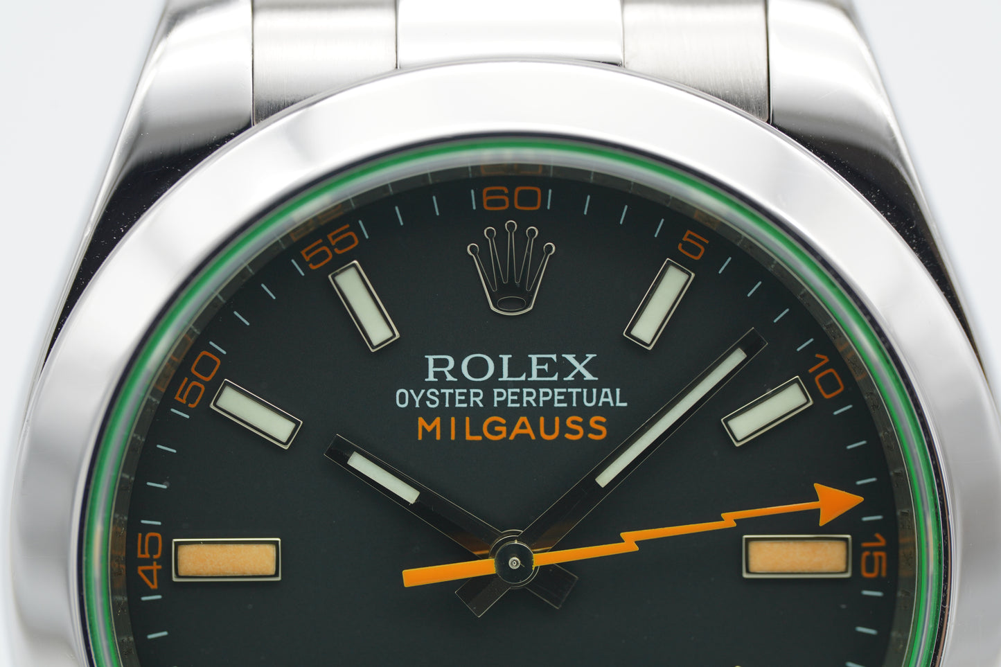 Rolex Milgauss 116400GV 40mm Schwarz Full-Set 2008