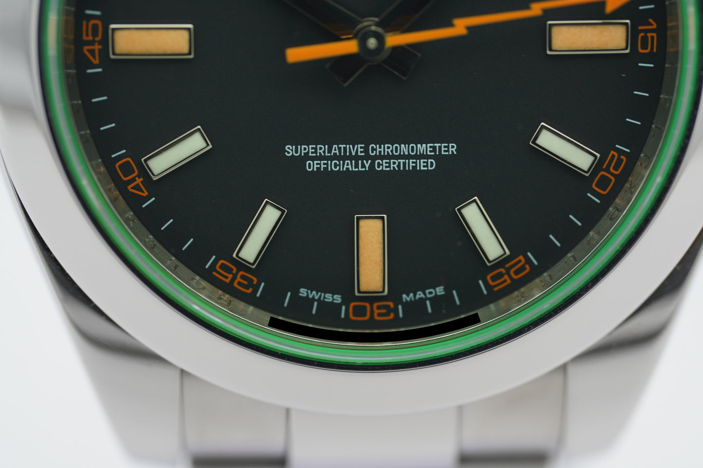 Rolex Milgauss 116400GV 40mm Schwarz Full-Set 2008