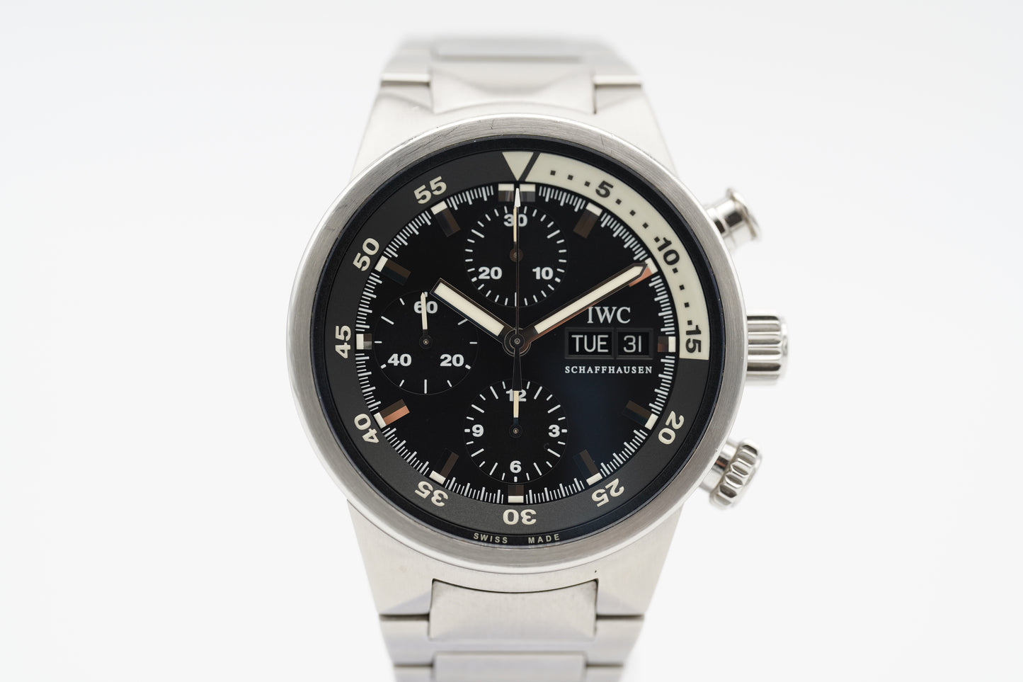 IWC Aquatimer Chronograph IW371928 Schwarz Full-Set 2014