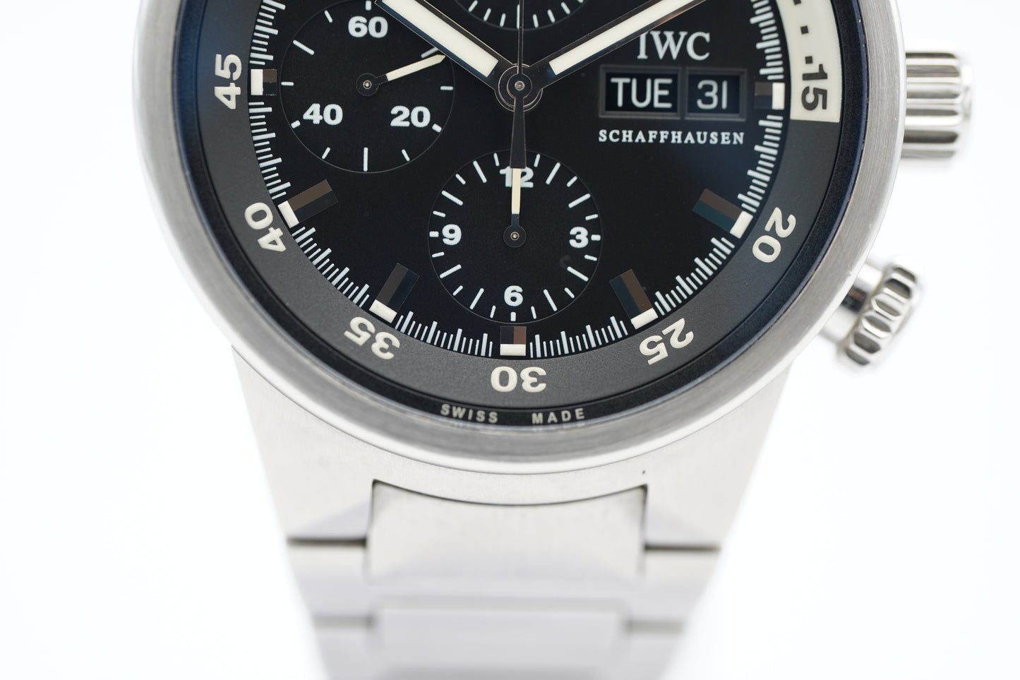 IWC Aquatimer Chronograph IW371928 Schwarz Full-Set 2014