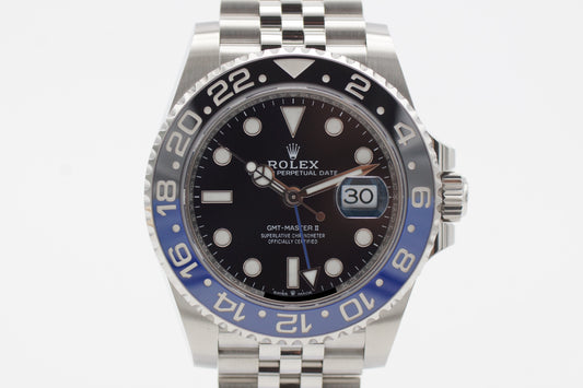 Rolex GMT-Master II 'Batgirl' 126710BLNR Full-Set 2023