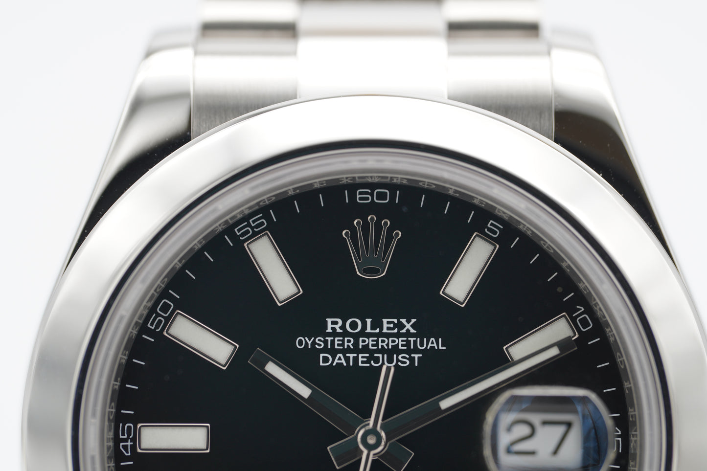 Rolex Datejust II Schwarz 116300 Box/Papiere 2016