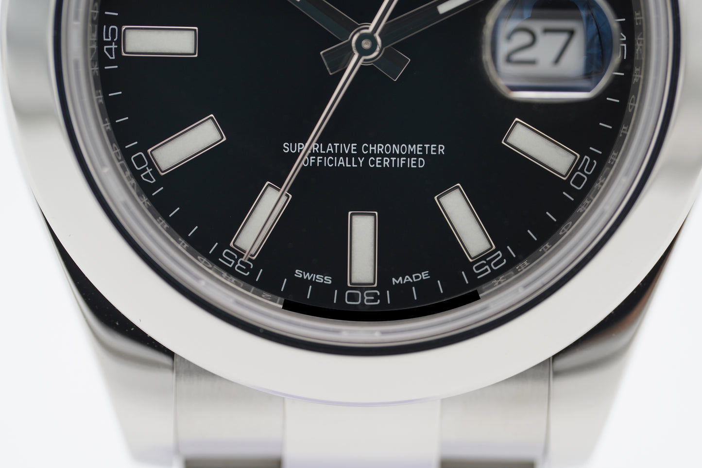 Rolex Datejust II Schwarz 116300 Box/Papiere 2016