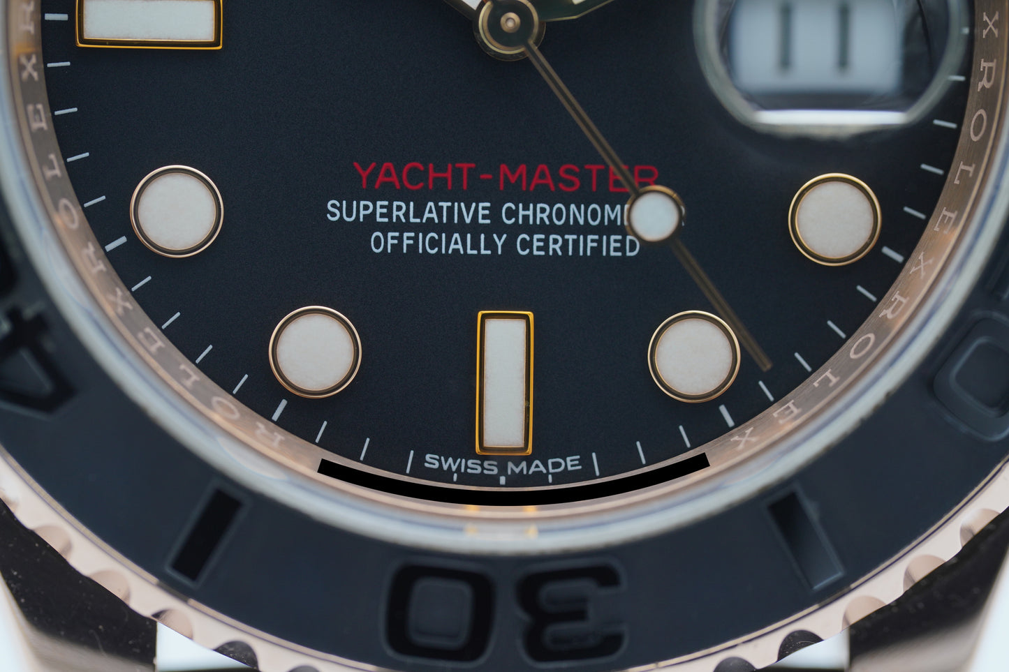 Rolex Yacht-Master 40 18k Roségold Oysterflex 116655 Full-Set 2018