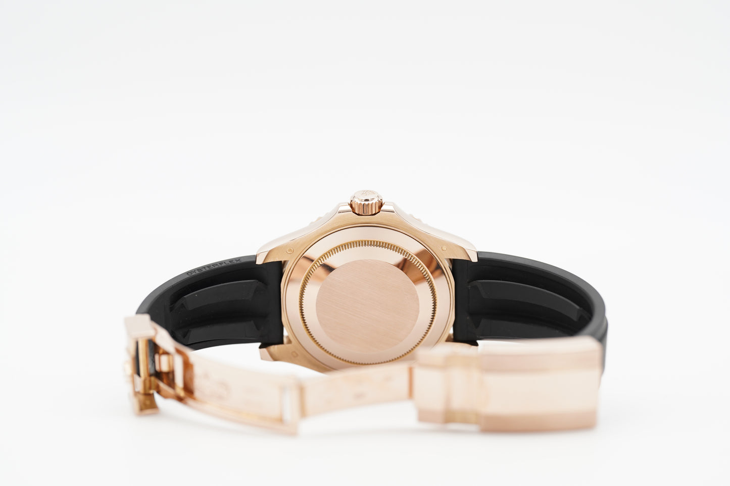 Rolex Yacht-Master 40 18k Roségold Oysterflex 116655 Full-Set 2018