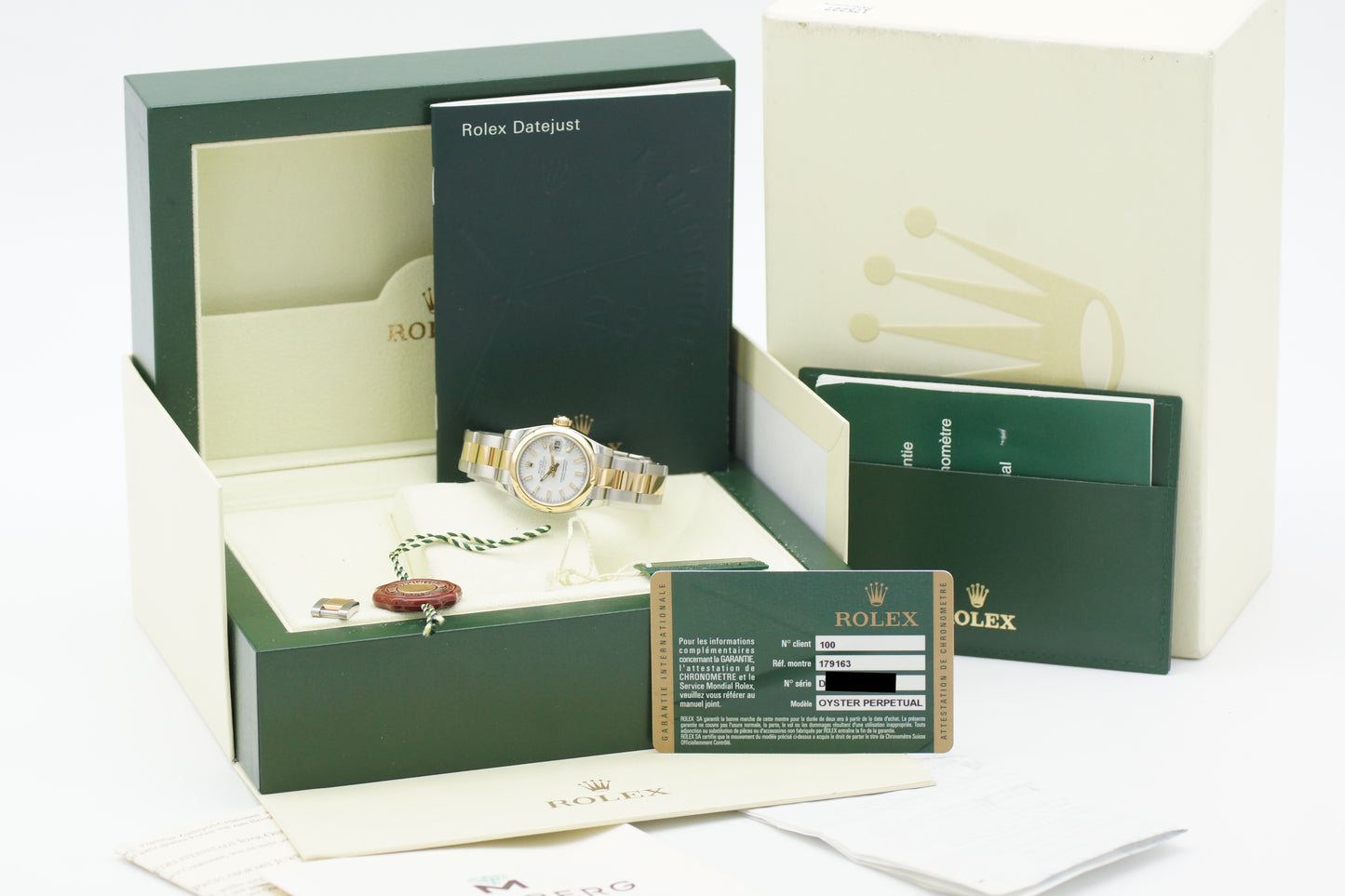 Rolex Lady-Datejust 26 179173 Weiß Full-Set 2007
