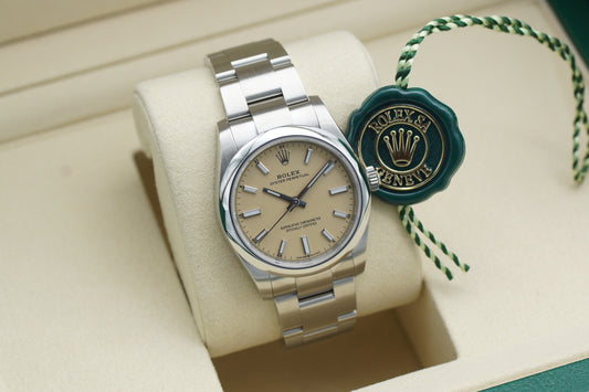 Rolex Oyster Perpetual 34 Beige 124200 NEU 2025