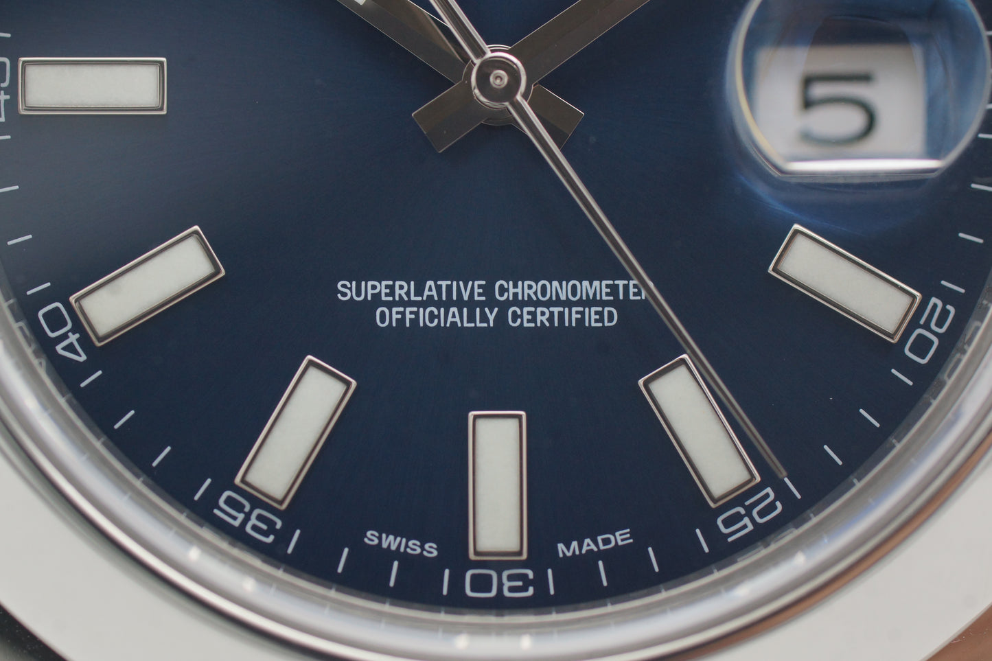 Rolex Datejust II Blau 116300 Box/Papiere 2012