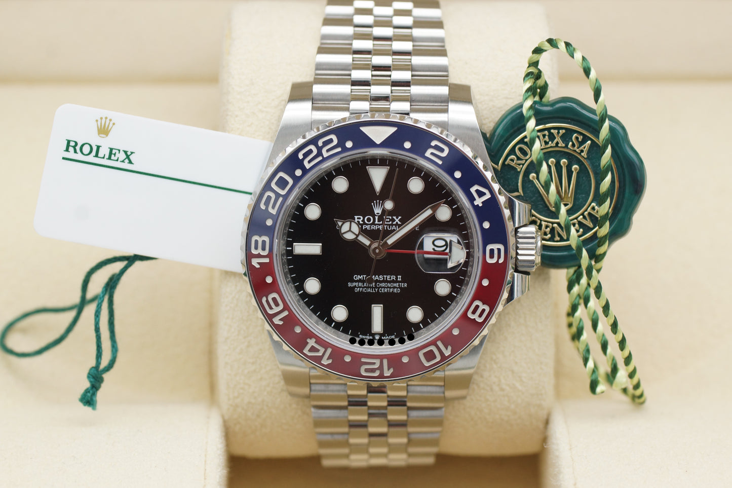 Rolex GMT-Master II Pepsi 126710BLRO Jubilee Full-Set 2021