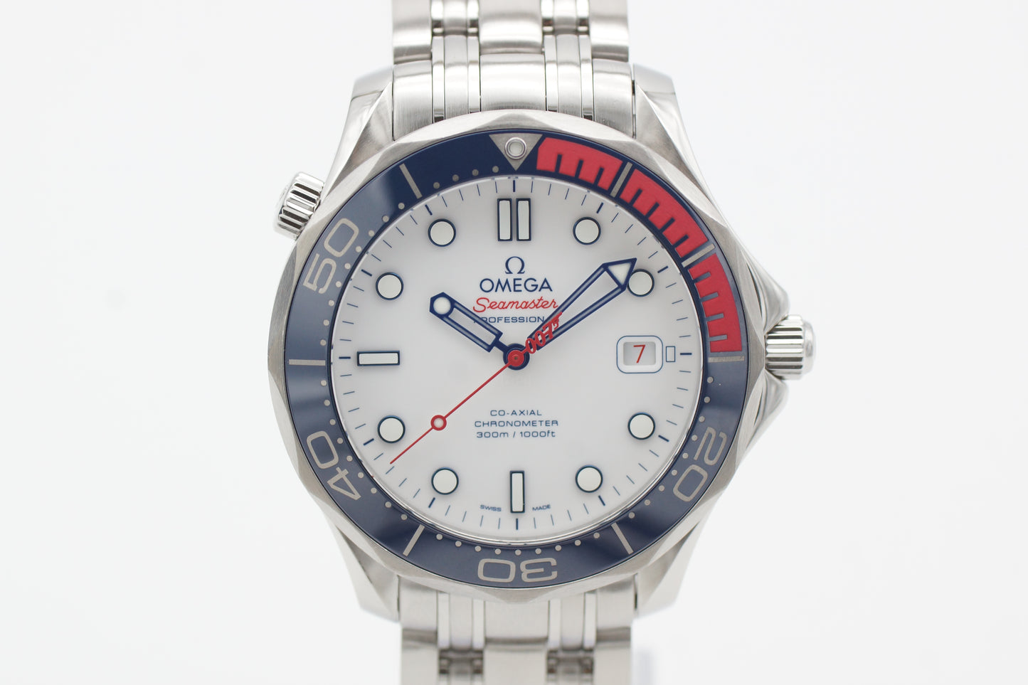 Omega Seamaster Diver 300M Commander Watch 212.32.41.20.04.001 Weiß 2017 Full-Set