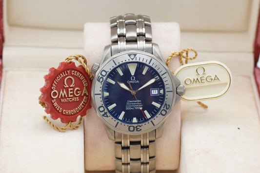 Omega Seamaster Diver 300M 2231.80 Electric Blue Full-Set 1999
