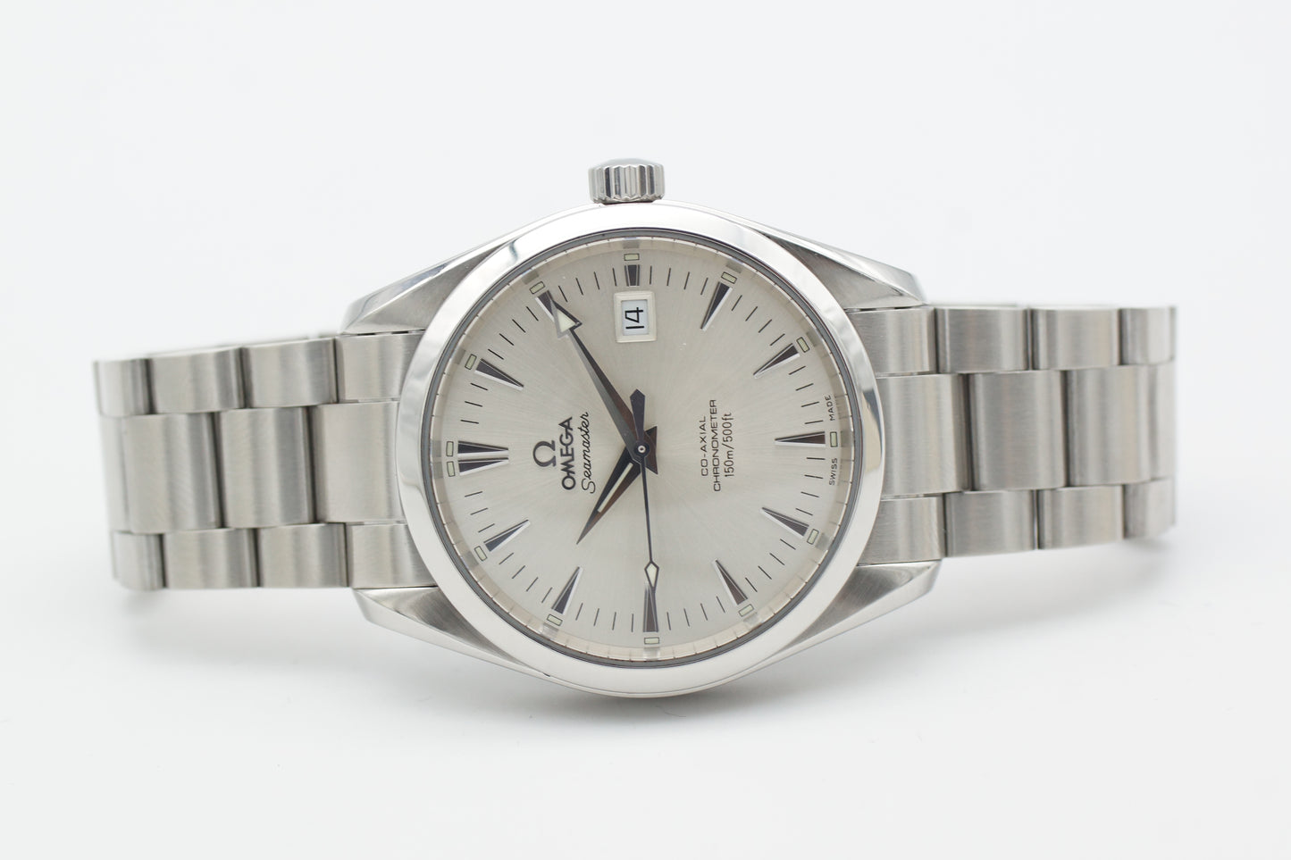 Omega Seamaster Aqua Terra Co-Axial 2503.30 Silber 39mm Box/Papiere 2005