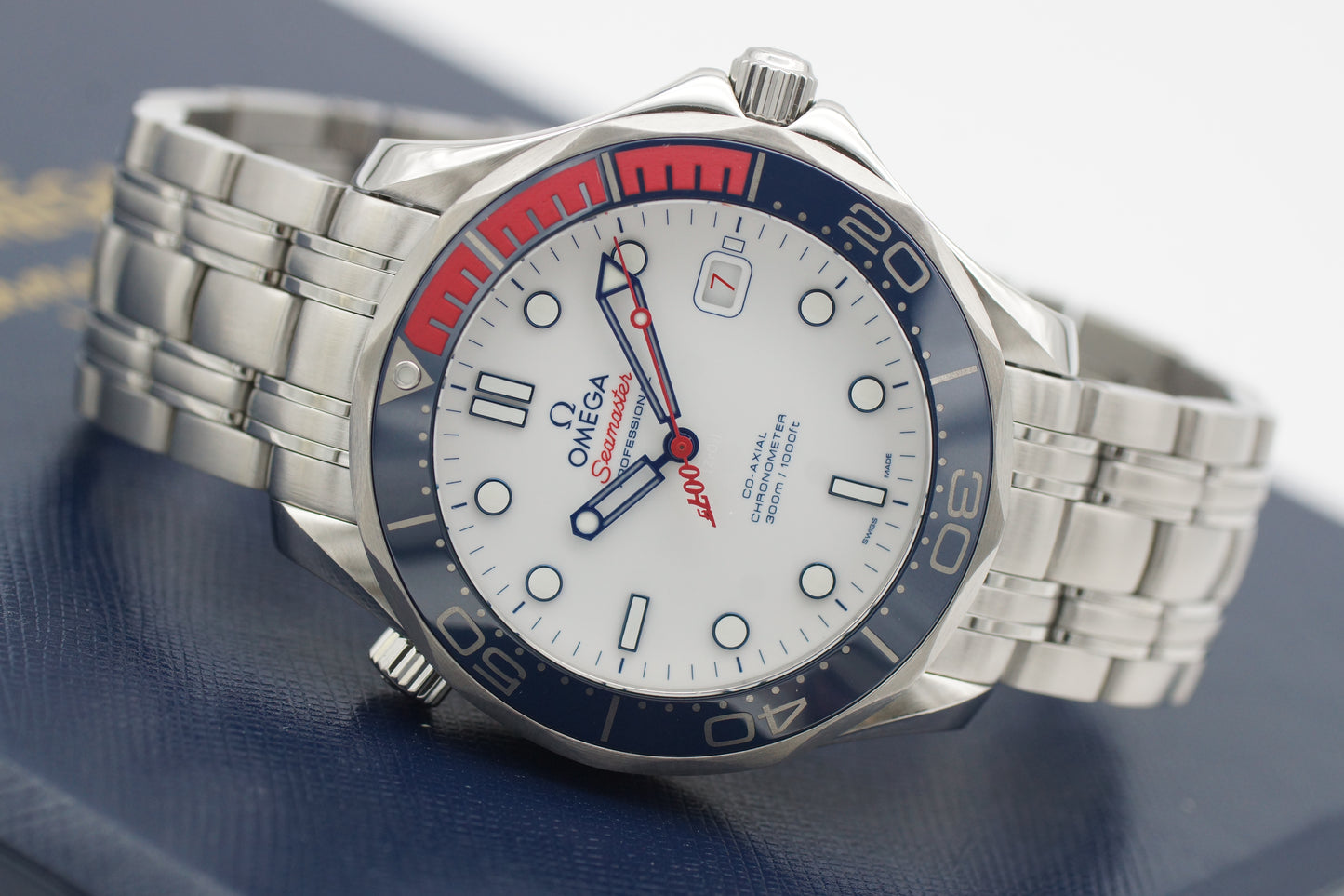 Omega Seamaster Diver 300M Commander Watch 212.32.41.20.04.001 Weiß 2017 Full-Set