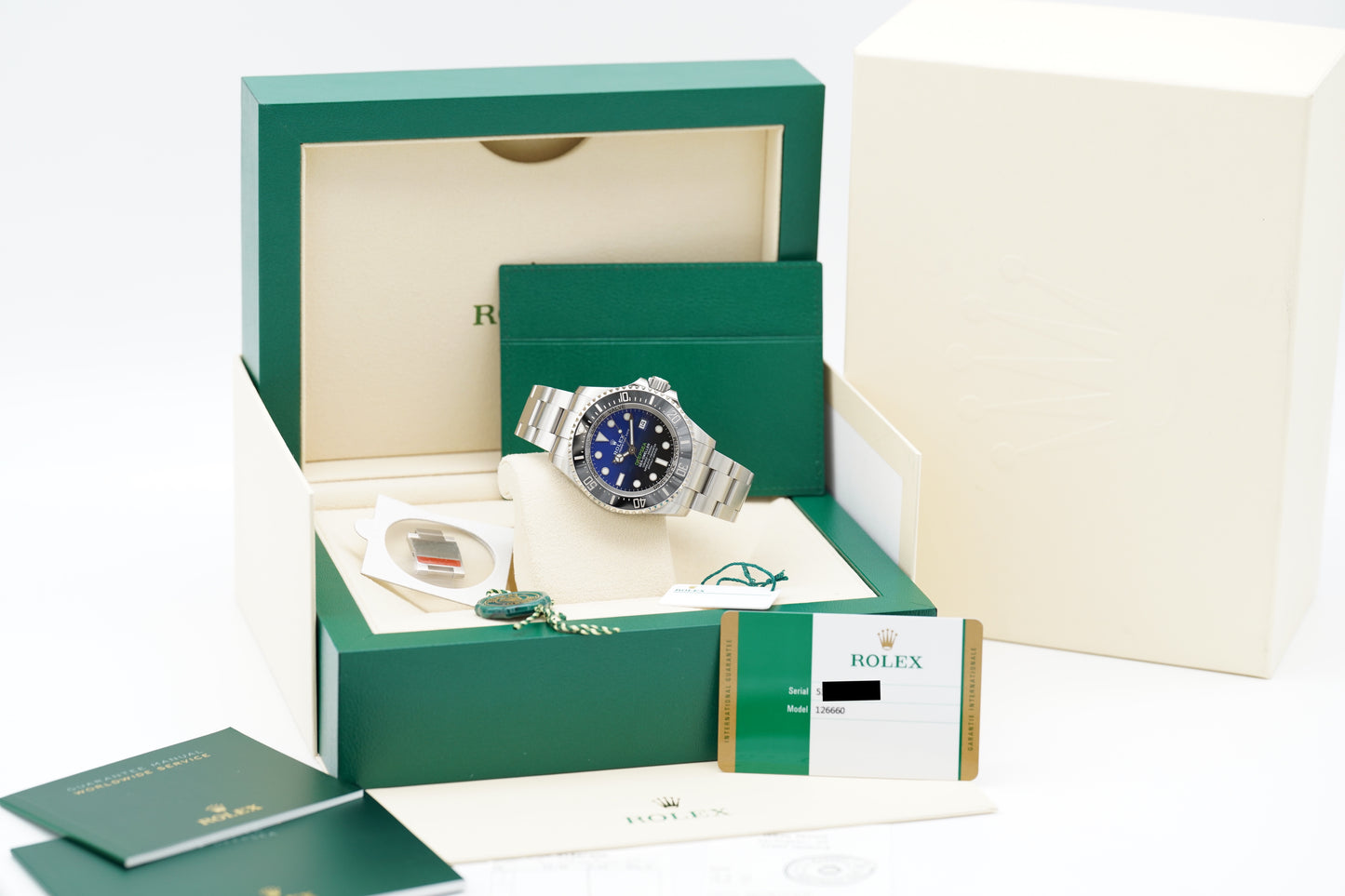 Rolex Sea-Dweller Deepsea James Cameron 126660 Full-Set 2019 (LC100)