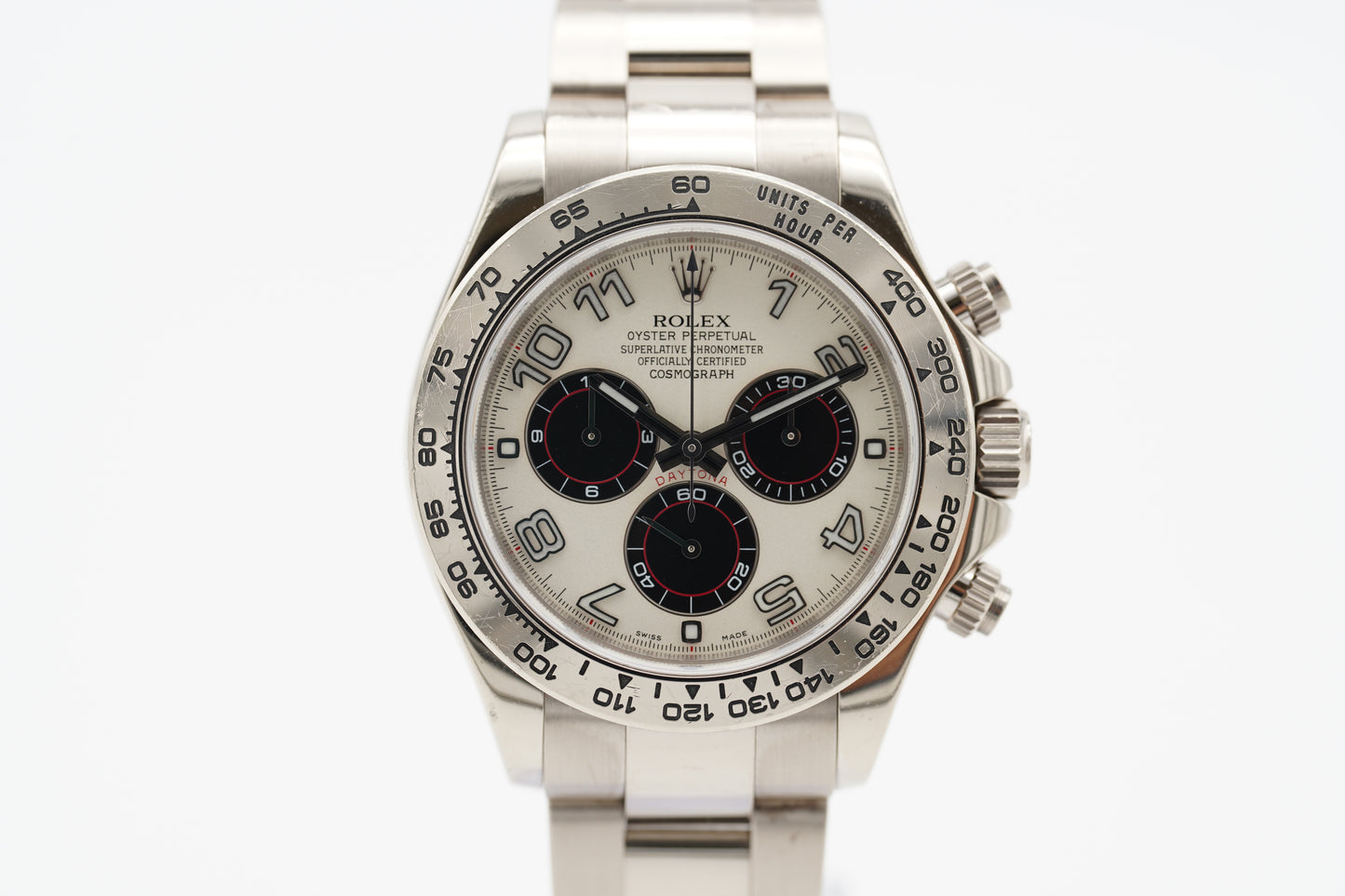 Rolex Daytona Weißgold 116509 Racing Panda Full-Set 2011 (LC100)
