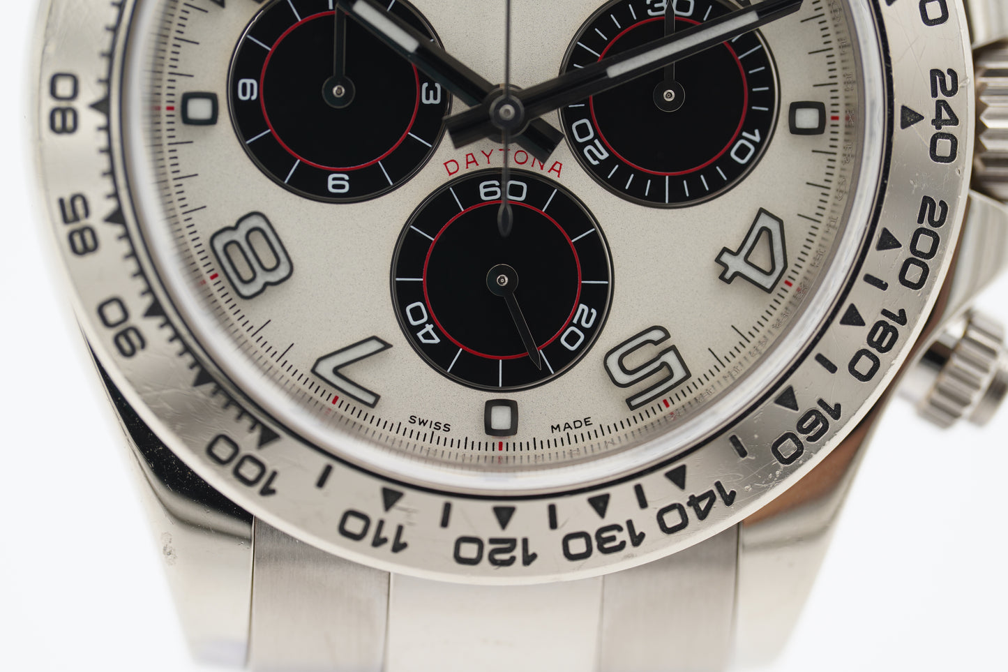 Rolex Daytona Weißgold 116509 Racing Panda Full-Set 2011 (LC100)