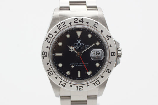 Rolex Explorer II 16570 Schwarz 40 mm Full-Set 1999
