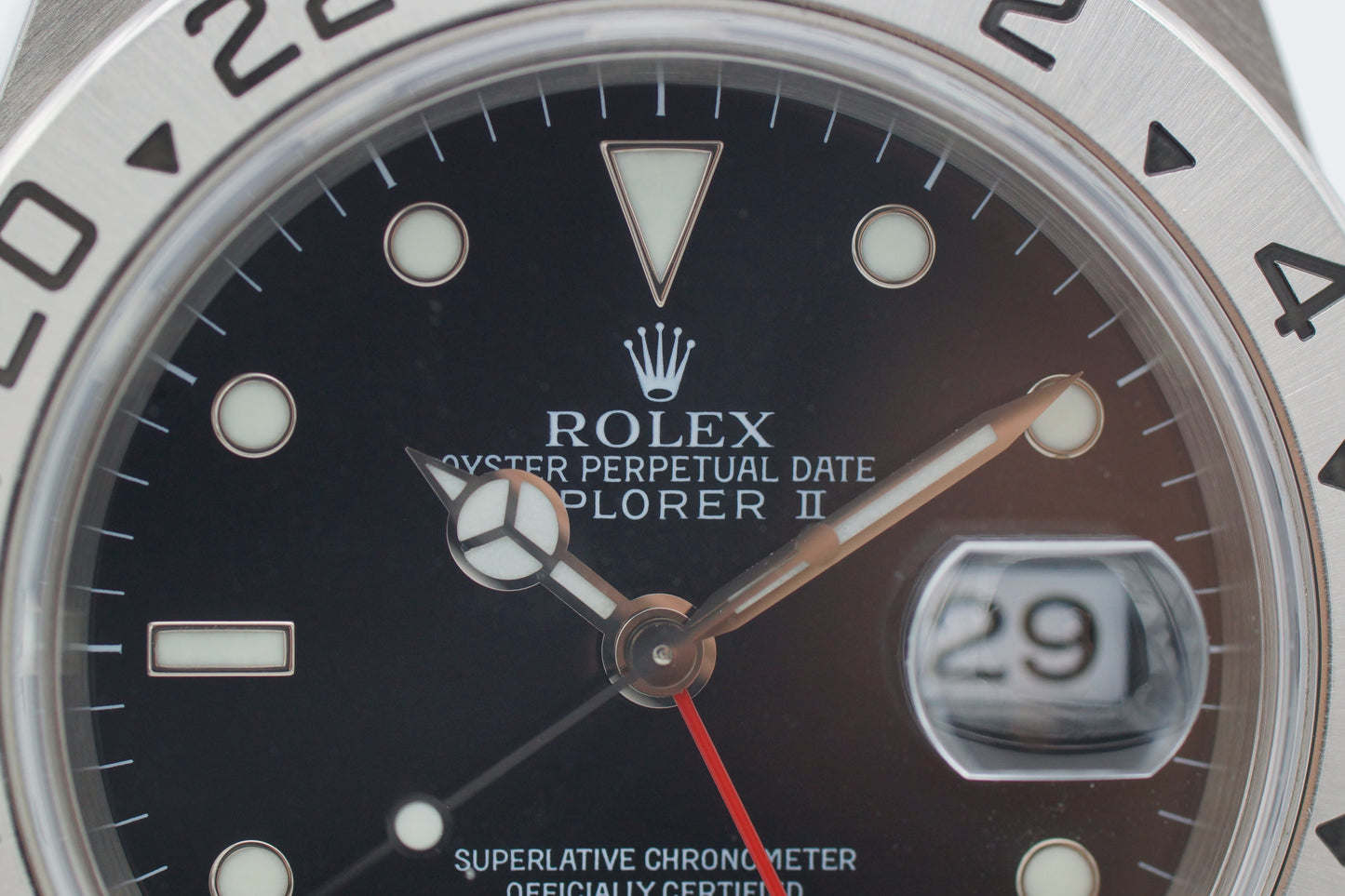 Rolex Explorer II 16570 Schwarz 40 mm Full-Set 1999