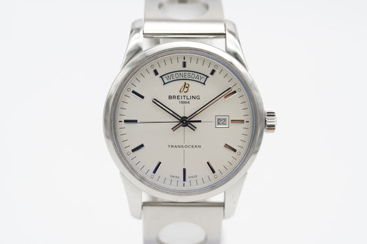 Breitling Transocean Day & Date A4531012 43 mm Papiere 2015 DE