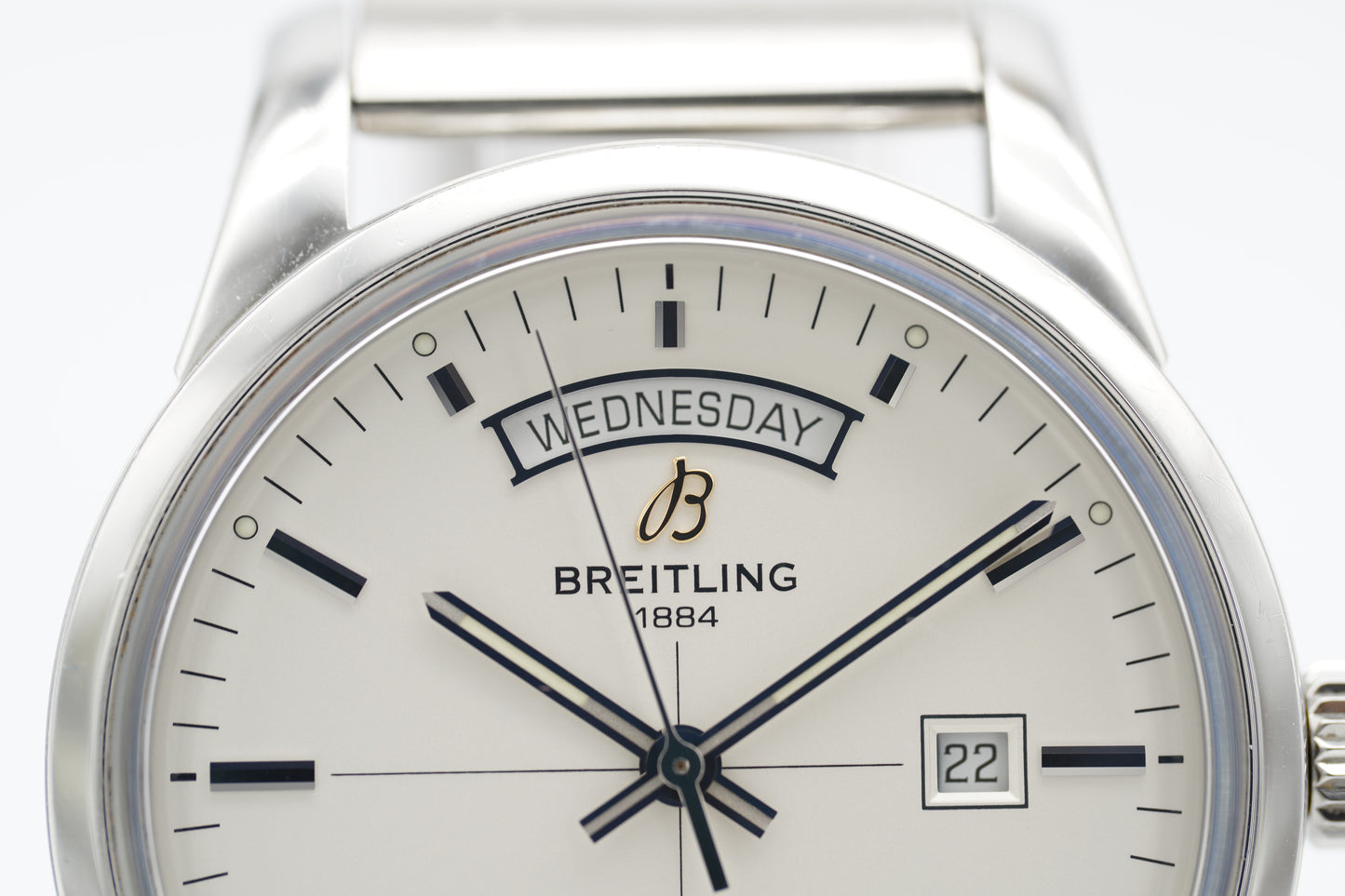 Breitling Transocean Day & Date A4531012 43 mm Papiere 2015 DE