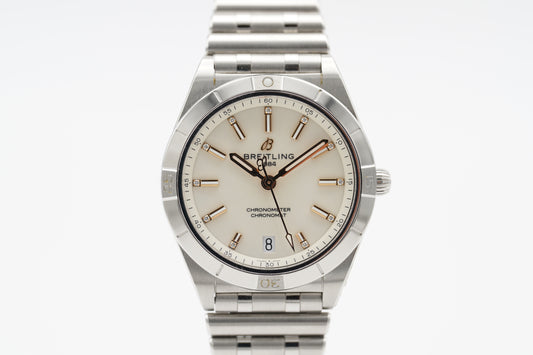 Breitling Chronomat Automatic Silber 36 A10380 Box 2021