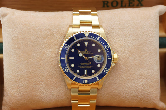 Rolex Submariner Date Gold 16618 Full-Set 2004