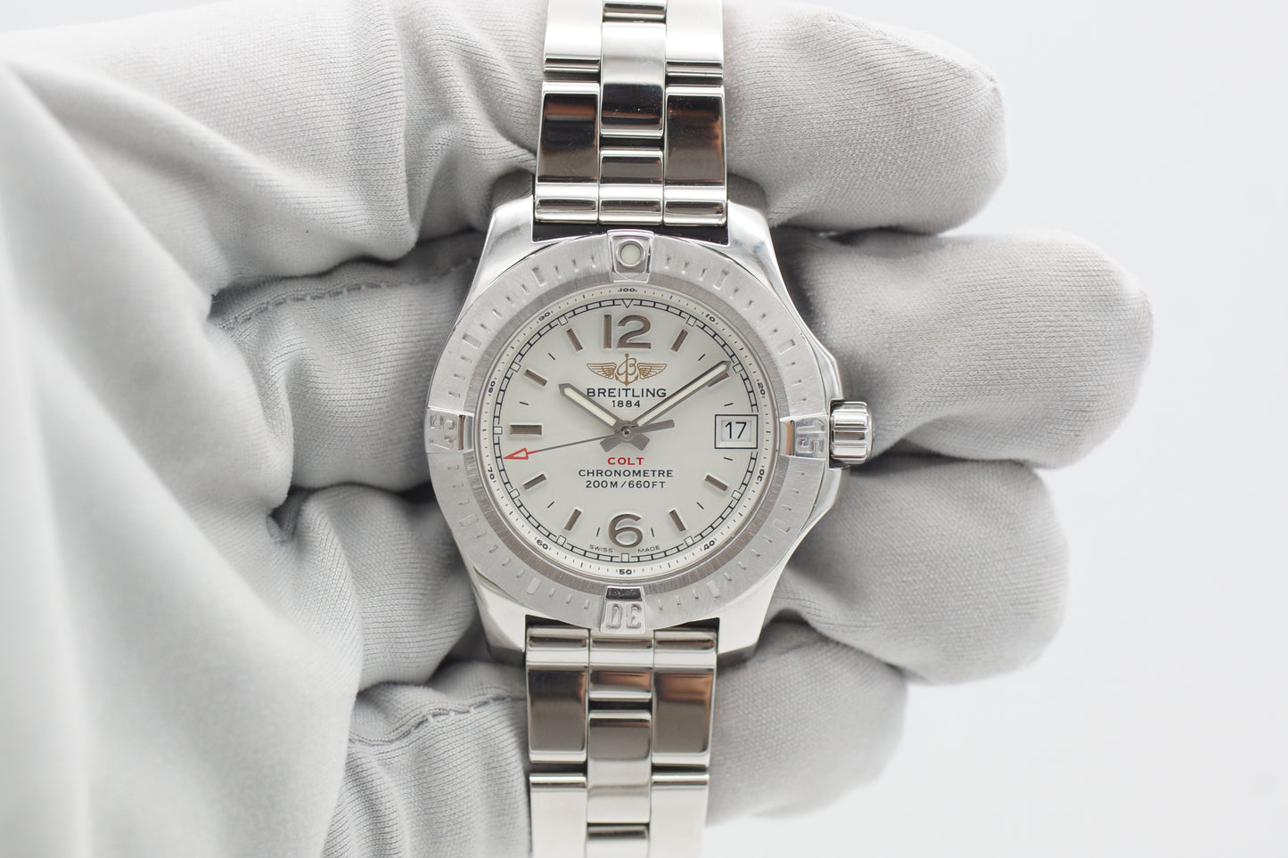 Breitling Cold Lady Stainlees A77388 33mm Full-Set 2019