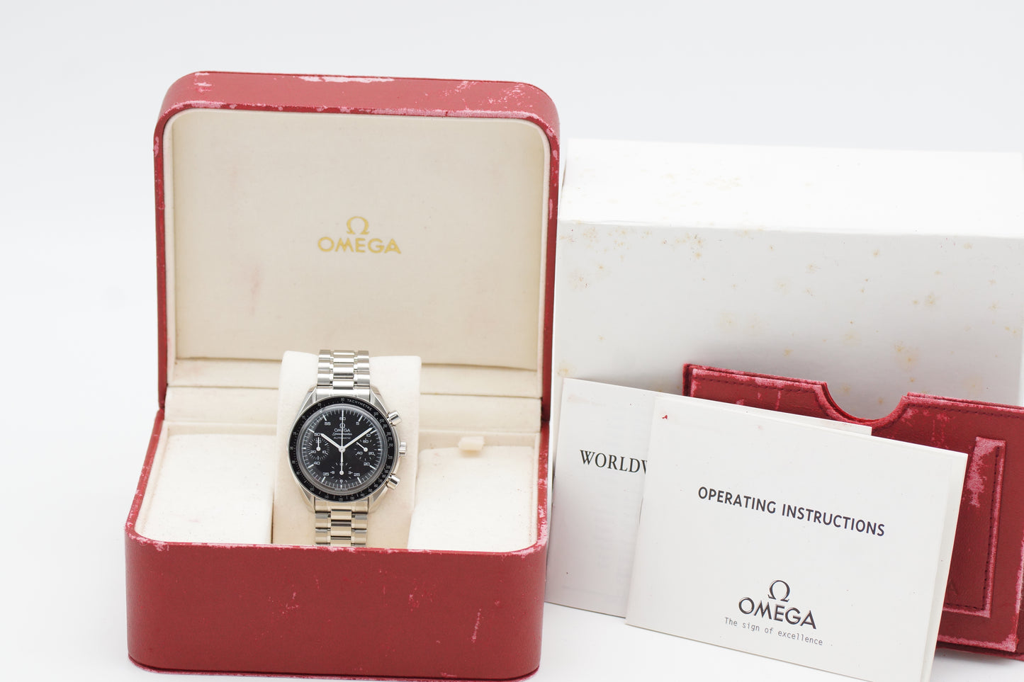 Omega Speedmaster Reduced 3510.50 Schwarz Box/Booklet 2005