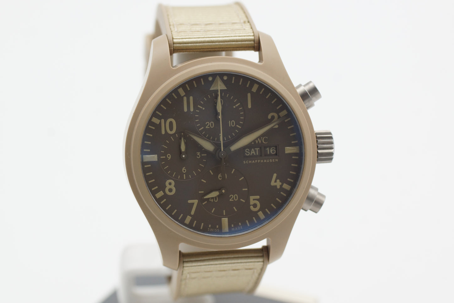 IWC 41 Top Gun Mojave Desert Watch Chronograph IW389402  Full-Set 2024