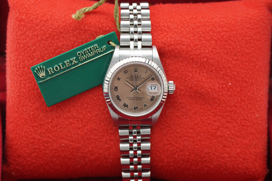 Rolex Lady-Datejust 79174 Rosa Box/Papiere 2000