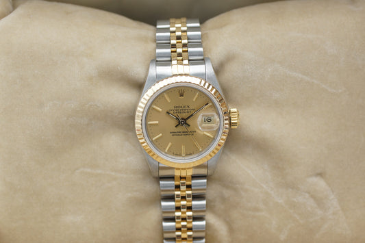 Rolex Lady-Datejust 26 Bicolor Box/Booklet 69173 Gold 1987