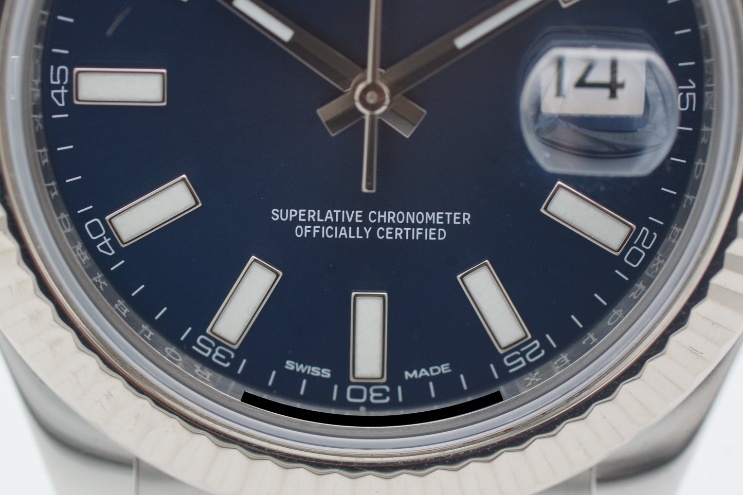 Rolex Datejust II 41 116334 Blau Full-Set 2015