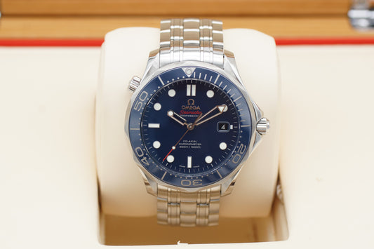 Omega Seamaster Diver 300M Blau 212.30.41.20.03.001 Full-Set 2016