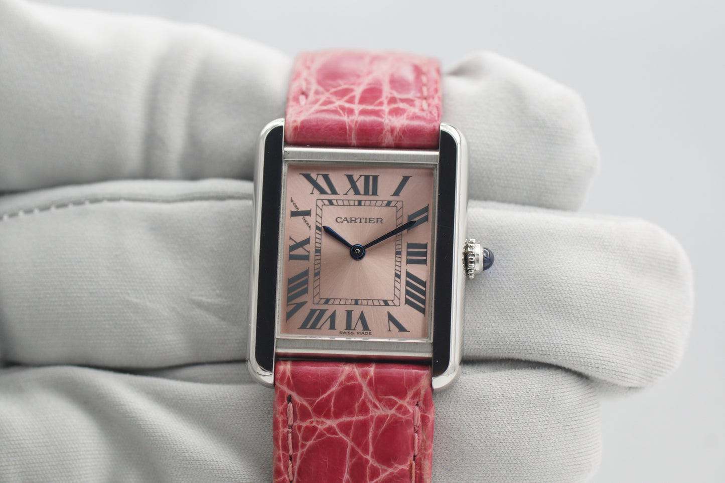 Cartier Tank Solo 3170 24mm Pink Full-Set 2011