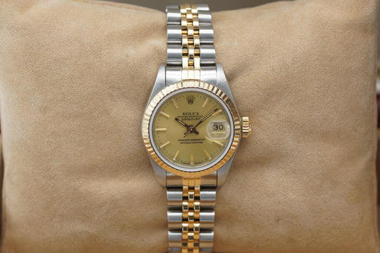 Rolex Lady-Datejust 26 Bicolor 69173 Full-Set Gold 1989