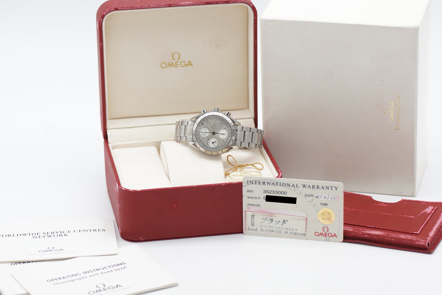 Omega Speedmaster Triple Date 3523.30 Full-Set 2001
