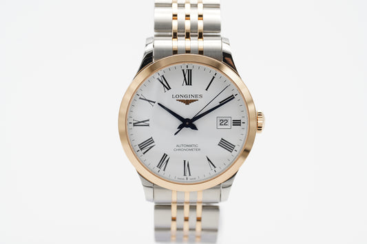 Longines Record L2.820.5.11.7 Stahl/Roségold Papiere 2020