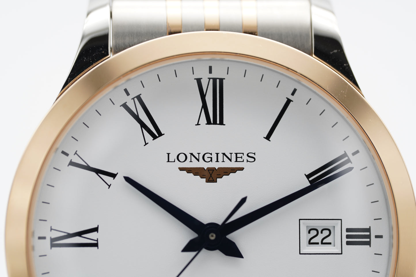 Longines Record L2.820.5.11.7 Stahl/Roségold Papiere 2020