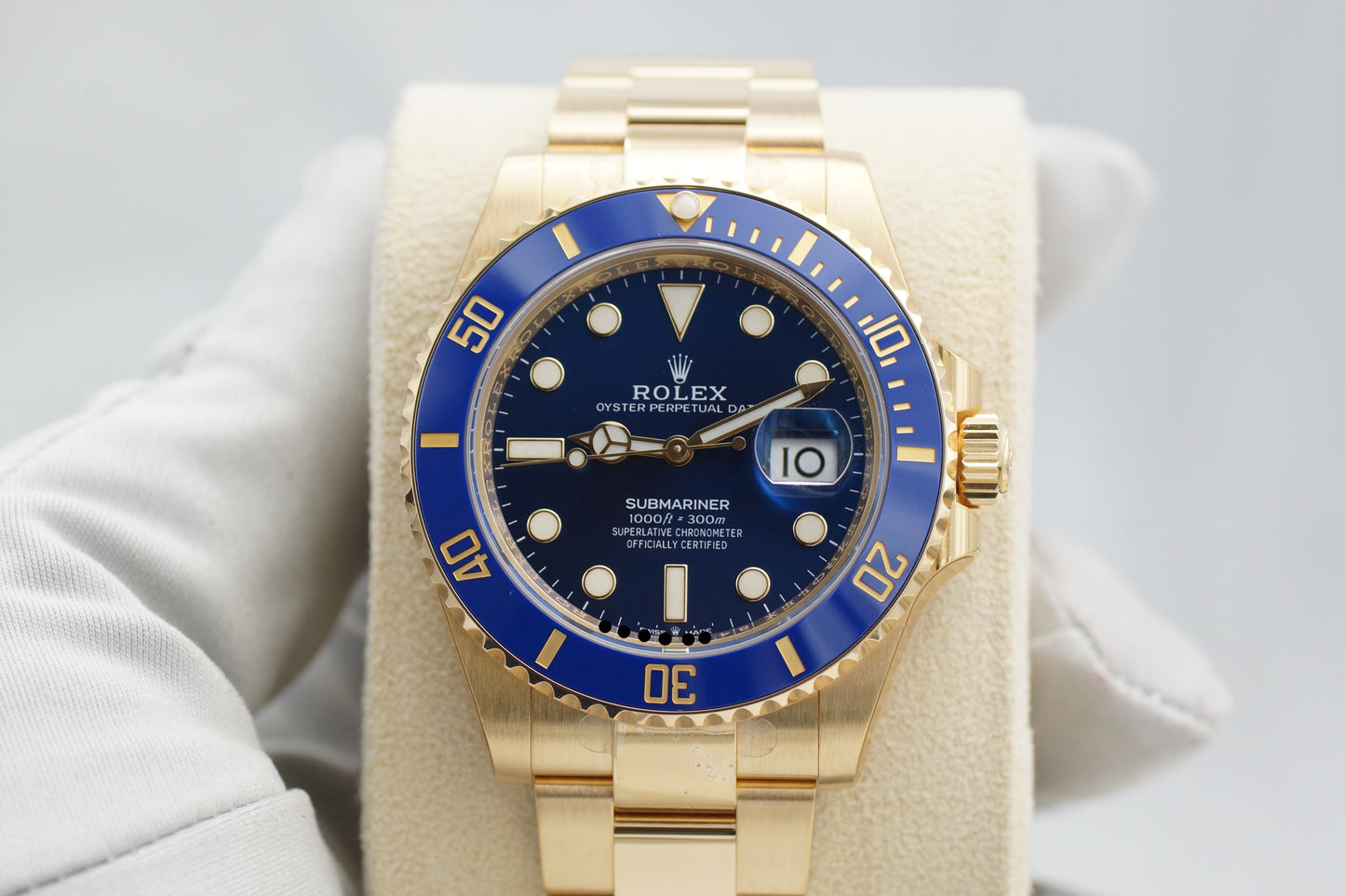 Rolex Submariner Date 126618LB Gelbgold Full-Set 2023 DE