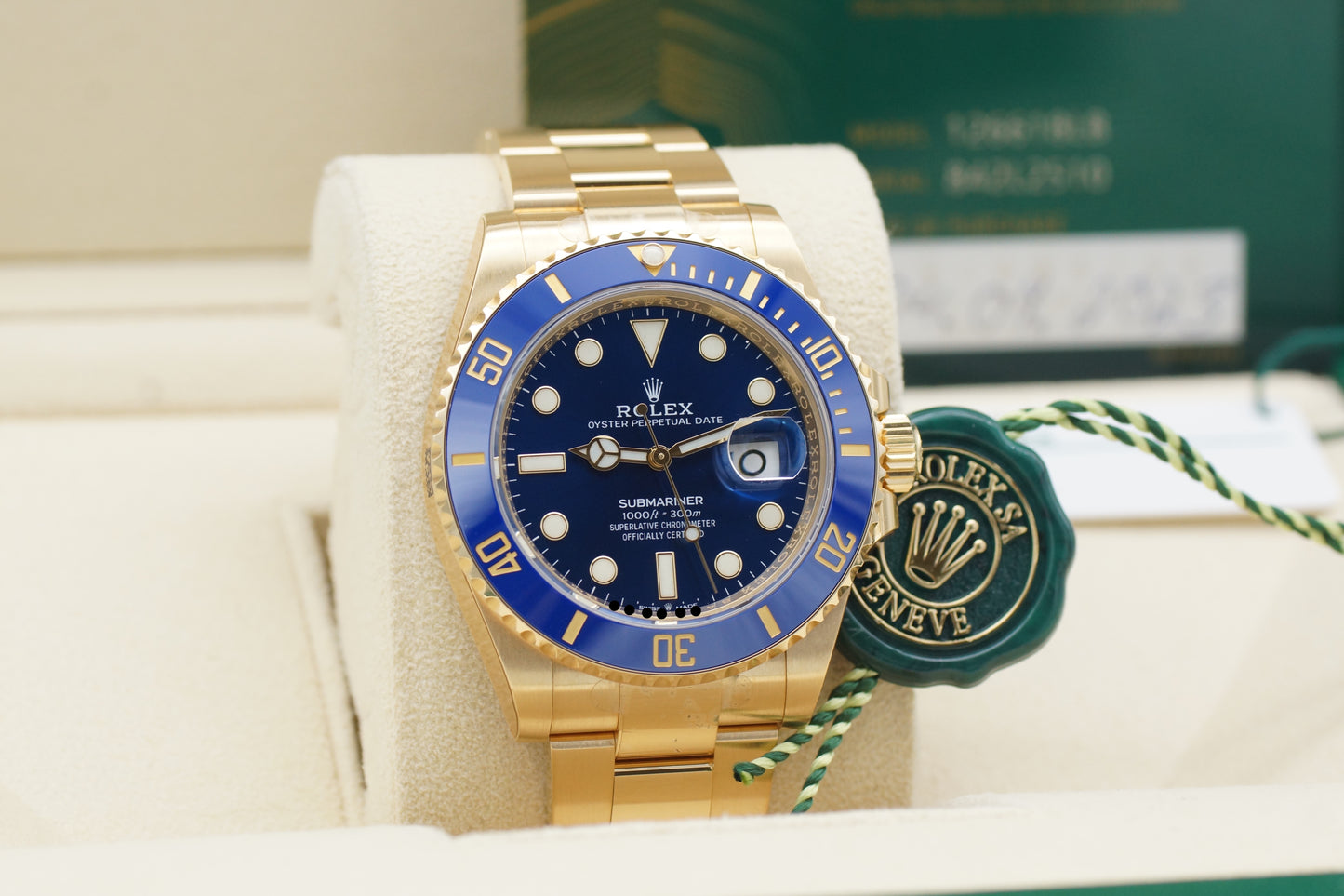 Rolex Submariner Date 126618LB Gelbgold Full-Set 2023 DE