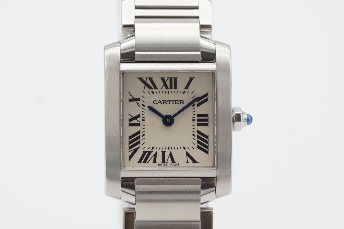 Cartier Tank Française Small W51008Q3 Weiß Box 2008