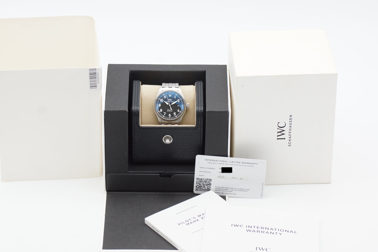IWC Pilot WatchMark XVIII IW327015 Schwarz Full-Set 2020