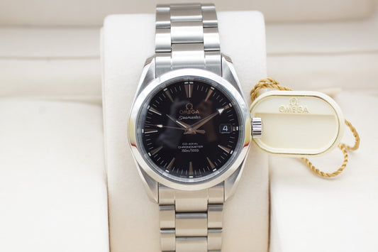 Omega Seamaster Aqua Terra Co-Axial 2504.50 Schwarz Full-Set 2012