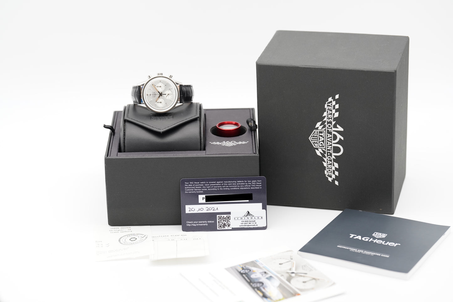 Tag Heuer Carrera CBK221B Silber 2021 Full-Set