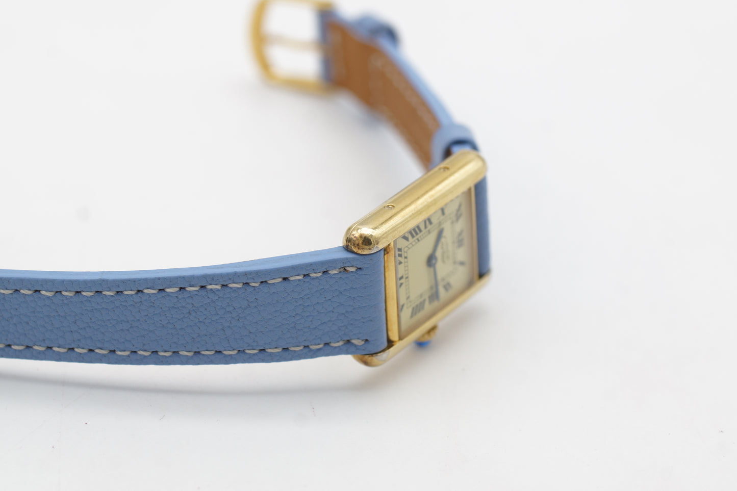 Cartier Tank Vermeil 925 Plaque 5057 Full-Set 1993