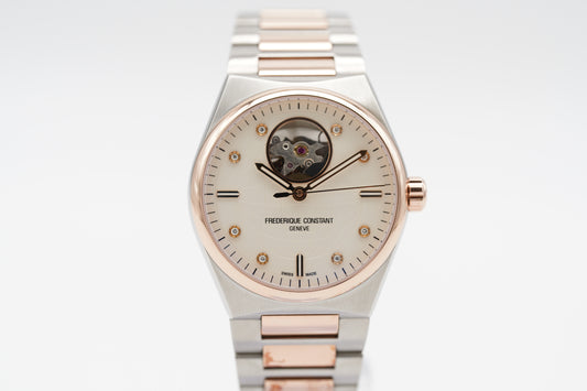 Frederique Constant 34 Ladies Automatic Heart Beat  FC-310VD2NH2B Silber Full-Set 2021