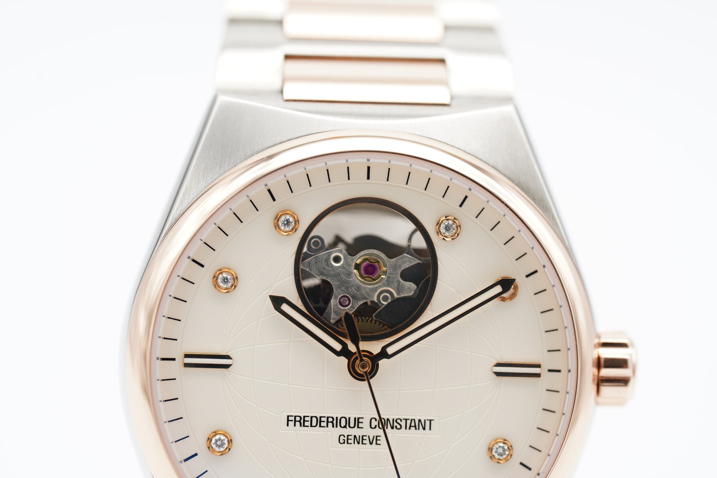 Frederique Constant 34 Ladies Automatic Heart Beat  FC-310VD2NH2B Silber Full-Set 2021