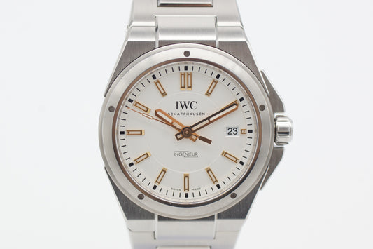 IWC Ingenieur Automatic IW323906 40mm Weiß Full-Set 2021