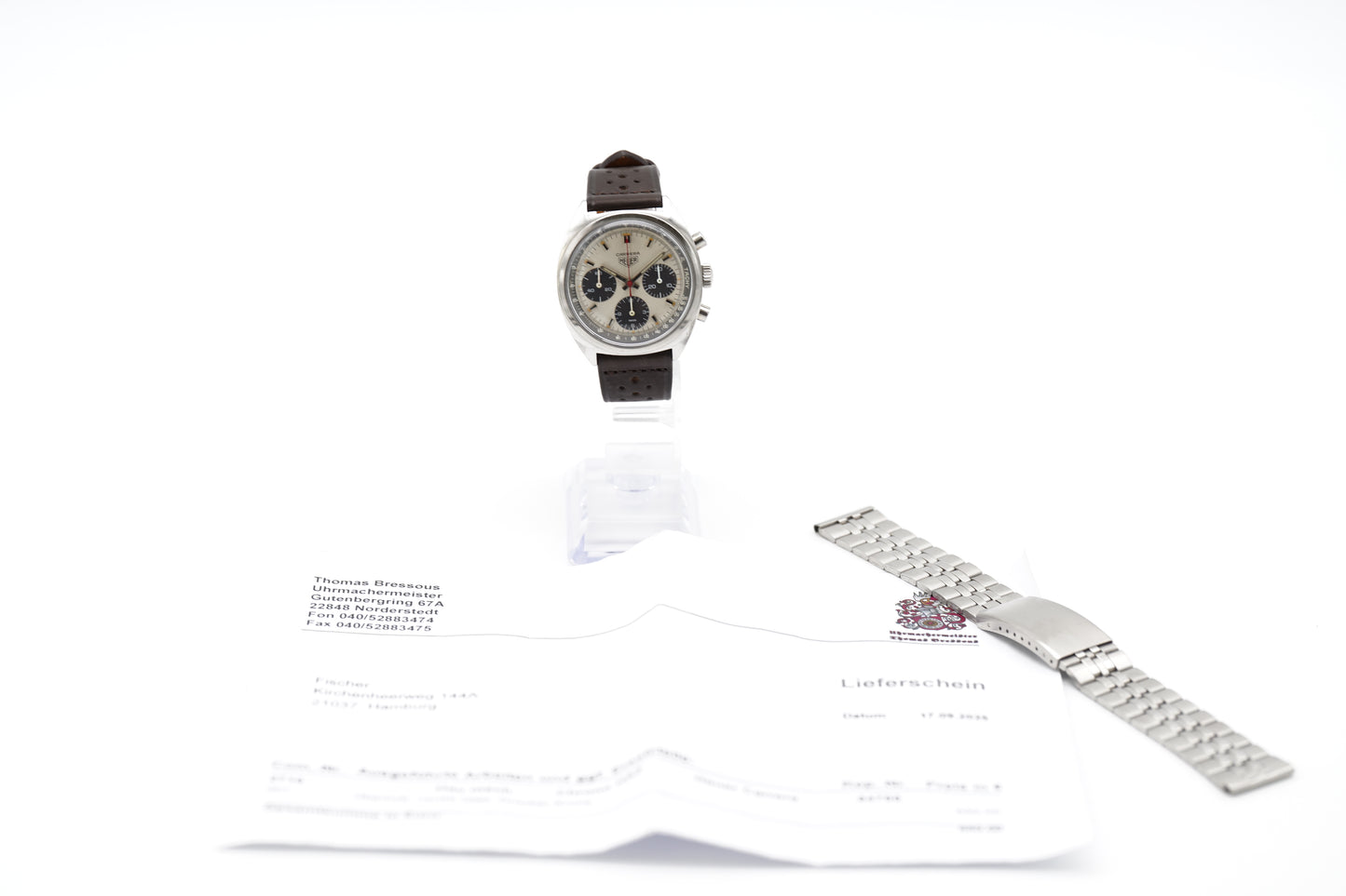 Heuer Carrera 73653 Valjoux Silber 38 mm 1974