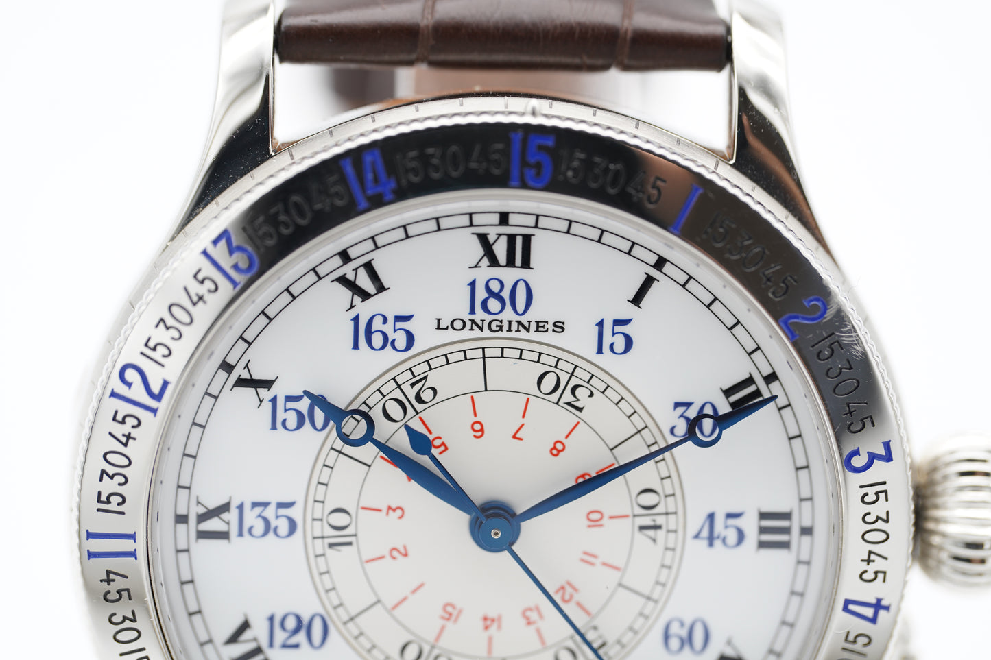 Longines Lindenbergh Hour Angle 47,5 L2.678.2 Weiß